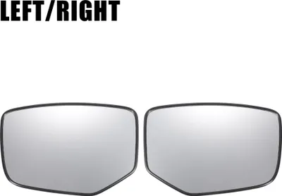 Image de Paire De Verres De Rétroviseur Latéral De Remplacement Avec Plaque De Support, Non Chauffants, En Verre Blanc Pour Honda Accord 2008-2010