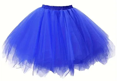 Produktbild von Boolavard 80er Jahre Tutu Rock für Erwachsene, mehrlagiger Tüll-Petticoat, Hallo