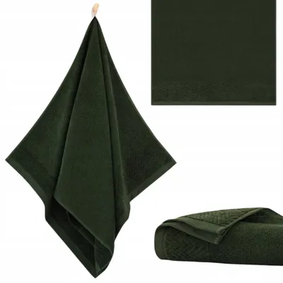 Produktbild von Handtuch - 100% Baumwolle - 450 g/m2 - 30x50 cm - Extra Saugfähig - Grün - hohe Grammatur - TOSCANA