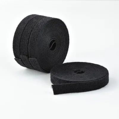 Productafbeelding van StarTech.com - Klittenbandsluiting - 4,6 meter - Zwart (verpakking met 4 stuks)