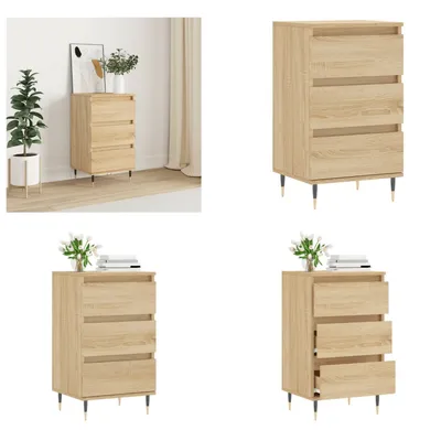 Produktbild von vidaXL Sideboard Sonoma Eiche 40x35x70 cm Holzwerkstoff - Sideboard - Sideboards - Schrank - Anrichte