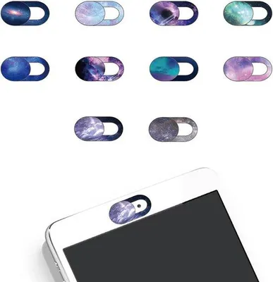 Zdjęcie produktu dla Pokrowiec na laptopa i telefon „Sterrenhemel”, zestaw 10 sztuk, chroni przed wzrokiem ciekawskich.