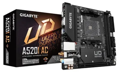 Image de Gigabyte A520I AC (A520,AM4,mITX,DDR4)