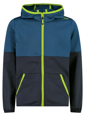 Produktbild von Cmp Kid Jacket Fix Hood B.blue Mel.-Dusty Blue B.blue Mel.-Dusty Blue 176