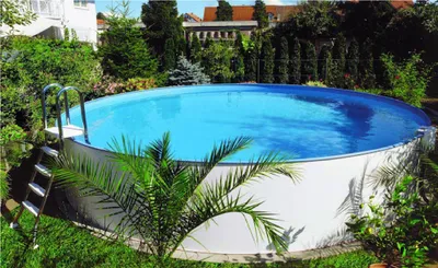 Produktbild von Sunnypool Stahlwandpool mttelblau Rund 450 x150 cm 0,6 mm mit Keilbiese Skimmer & Einlaufdüse  Germany