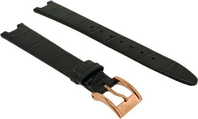 Produktbild von Candino Uhrenarmband Leder schwarz Krokoprägung C4669 C4669/2