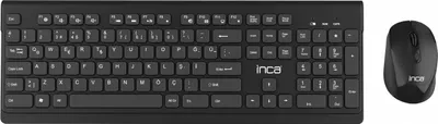 Obrázok produktu pre Inca IWS-519 Klávesnica Myš vrátane RF Bezdrôtová QWERTY Turecká čierna