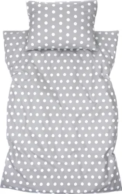Produktbild von Amilian Kinderbettwäsche 2-teilig – 100×135 & 40×60 cm – 100 % Baumwolle, Hotelverschluss – für Babybett, Kleinkinderbett & Gitterbett