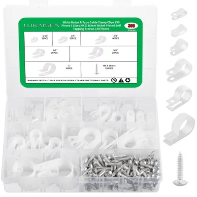 Productafbeelding van Kabelclips voor Kabelbeheer, 300 Stuks in Assortiment