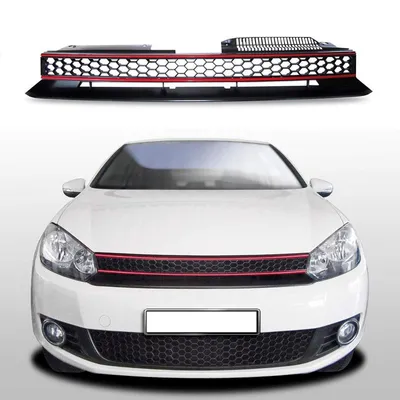 Produktbild von Waben Kühlergrill VW Golf VI 6 GTI -LOOK Sport Grill Frontgrill ohne Emblem