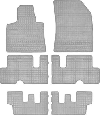 Produktbild von Gummi-Fußmatten für Citroen C4 Picasso II 2013-2019 – 7 Personen, Set 6, Befestigung