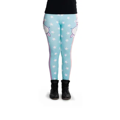 Produktbild von cosey - Unicorn Line Leggings (Einheitsgröße) - Design Rainbow Stripes & Unicorn