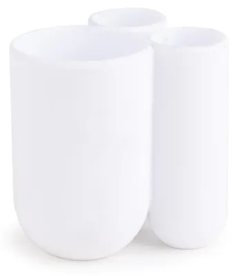 Immagine prodotto di Umbra Bath Touch Zahnbürstenhalter, Zahnbürstenständer, Zahnbürste Halter, Soft Touch Kunststoff, Weiß, 023271660