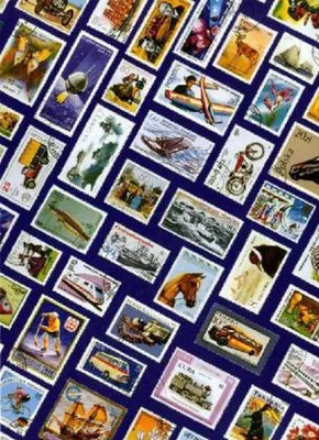 Immagine prodotto di Briefmarken Einsteckbuch HOBBY, 16 weiße Seiten, Einband mit Breifmarkenmotiven, DIN A 4