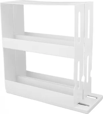 Produktbild von Ausziehbares und Drehbares Kräuterregal mit Antirutsch, 28 x 28 cm - Küchen- und Badezimmer Organizer