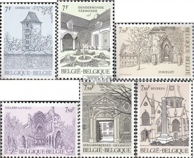 Produktbild von Briefmarken Belgien 1982 Mi 2106-2111 (kompl.Ausg.) postfrisch Tourismus