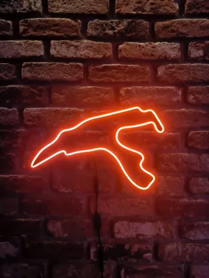 Zdjęcie produktu dla NeonLed SPA 40cm Formuła 1, prezent F1, neonowy tor F1