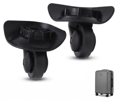 Produktbild von Omgoods – Universelle, schwarze Rollen für Trolley-Koffer, einfach zu installieren
