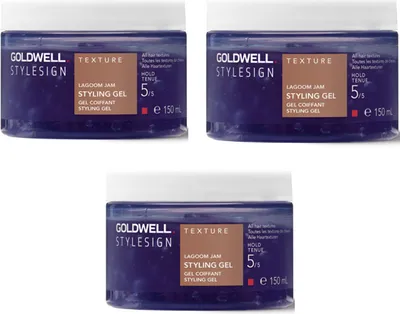 Immagine prodotto di Goldwell | Gel per capelli Stylesign Lagoom Jam - 3x150ml - Asciugatura rapida - Volume e flessibilità