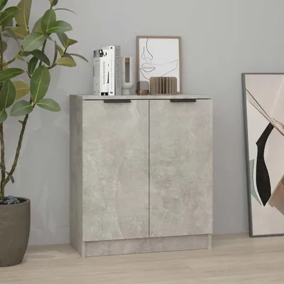 Obrázek produktu pro vidaXL Příborník betonový šedý 60x30x70 cm odvozený výrobek ze dřeva