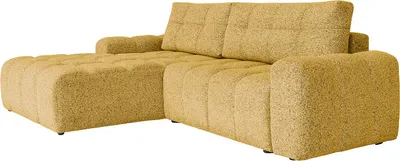 Produktbild von home24 Ecksofa mit Schlaffunktion - Strukturstoff