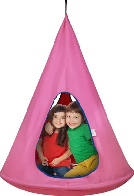 Obrázok produktu pre VEVOR Závesná jaskyňa ø 100 x 132 cm Závesné kreslo Nosnosť 113 kg Závesná hojdacia sieť z tkaniny 600D Oxford a oceľového rámu Závesné sedadlo Závesný stan Hojdačka Terapeutická hojdačka Závesná hojdačka pre deti
