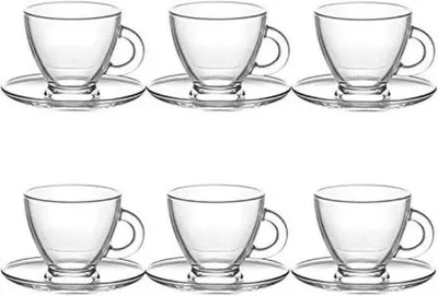 Image de Service à café moderne de 12 pièces avec tasses et soucoupes