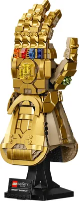 Produktbild von LEGO Marvel Super Heroes Infinity Handschuh, Avengers-Set für Erwachsene mit Modell von Thanos' Gauntlet zum Bauen, Fanartikel, Geschenk für Männer, Frauen, Sie und Ihn 76191