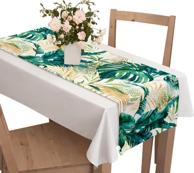 Zdjęcie produktu dla Voppi Bieżnik w liście 40x130 cm ozdoba na stół stolik