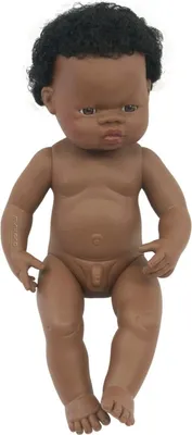 Zdjęcie produktu dla Lalka Afrykański Chłopiec 38 cm - Miniland