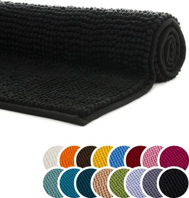 Produktbild von liebling - Badteppich, 50 x 70 cm, Fußbodenheizung geeignet, 100% Mikrofaser, graphit