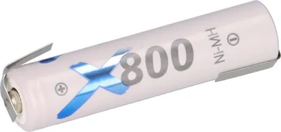 Produktbild von XCell AAA Micro Akku LSD Plus Ni-MH 1,2V 800mAh Z Lötfahne low self-discharge