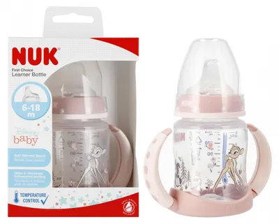 Produktbild von NUK First Choice Disney Bambi Lerntrinkflasche mit Griffen 150 ml 6m+ 10743313