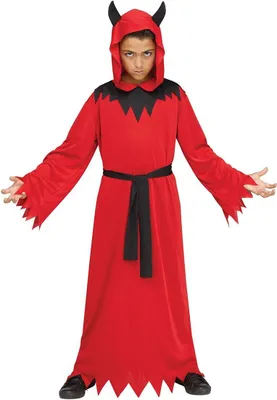 Produktbild von Teufelspriester - Halloween Kostüm Kinder Junge Kindergröße: 110-122