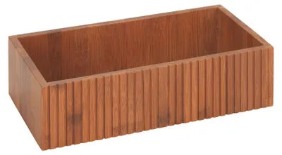 Produktbild von WENKO Aufbewahrungsbox Mod. Mera, aus geräuchertem Bambus