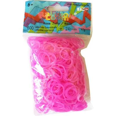Produktbild von Rainbow Loom Jelly Rose 600 Gummibänder