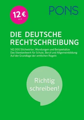 Produktbild von PONS Die Deutsche Rechtschreibung