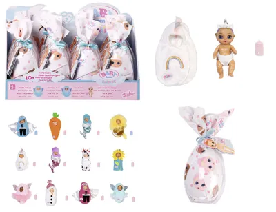 Produktbild von BABY born 904091, Geschlechtsneutral, 3 Jahr(e), Mädchen, 110 mm, Mehrfarbig