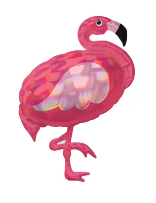 Image de Ballon de baudruche Supershape, Flamingo