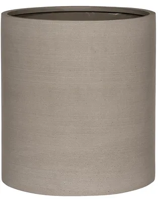 Productafbeelding van Keramische pot, plantenpot, getint grijs, diameter 42,5 cm, hoogte 42,5 cm