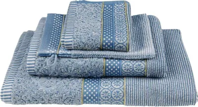 Produktbild von Pip Studio Handtuch Soft Zellige Farbe Blue Grey Größe 55x100