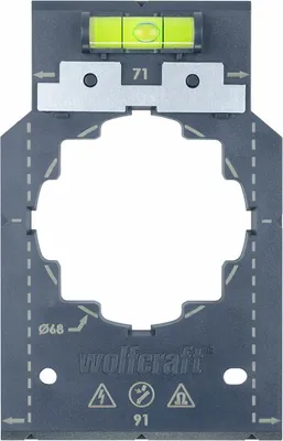 Produktbild von Wolfcraft Markier- und Ausrichtschablone