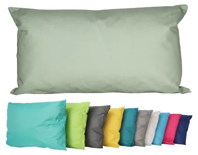 Produktbild von JACK Outdoor Lounge Kissen 30x50cm Dekokissen inkl. Füllung Wasserfest Sitzkissen Garten Stuhl Lotus Effekt, Farbe:Oliv