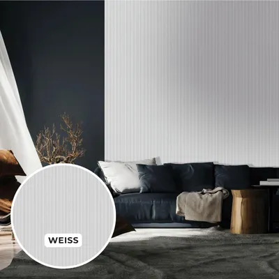 Produktbild von Dekoratives Mdf-Panel Weiss 5 Stück