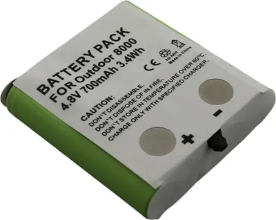 Immagine prodotto di Avizar, batteria di ricambio Detewe Outdoor 8000 4,8 V 700 mAh NiMH, verde
