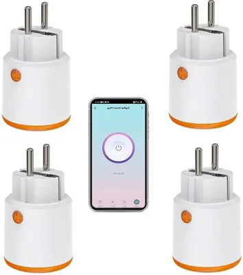 Immagine prodotto di Prese intelligenti Zigbee con funzione timer, confezione da 4 pezzi