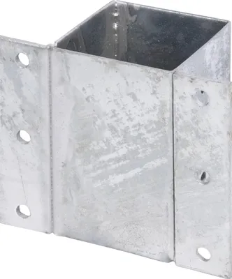 Immagine prodotto di Supporti per pali Alberts 8 x per blocchi a L e a U, da avvitare, 91x91 mm, zincati a caldo