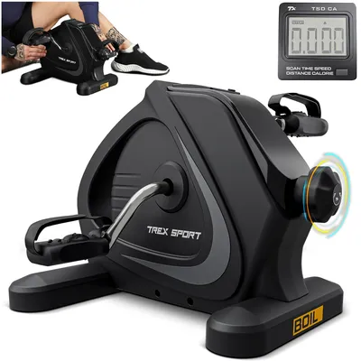 Produktbild von TREX SPORT Mini Bike Heimtrainer TX-120BB BOIL Pedaltrainer | 2in1 Beine & Arme Fitnessgerät | kompakt, leise, gelenkschonend, bis 120kg, für Senioren