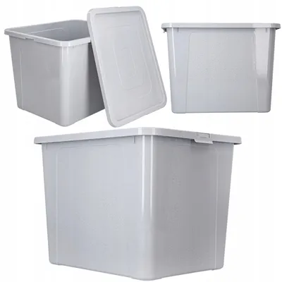 Obrázek produktu pro Plastový box s víkem 30l pro organizaci domácnosti
