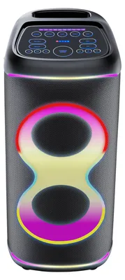 Produktbild von Denver BPS-370, 6,35 cm (2.5"), 16,5 cm (6.5"), 100 W, 1000 W, Verkabelt & Kabellos, USB Typ-A